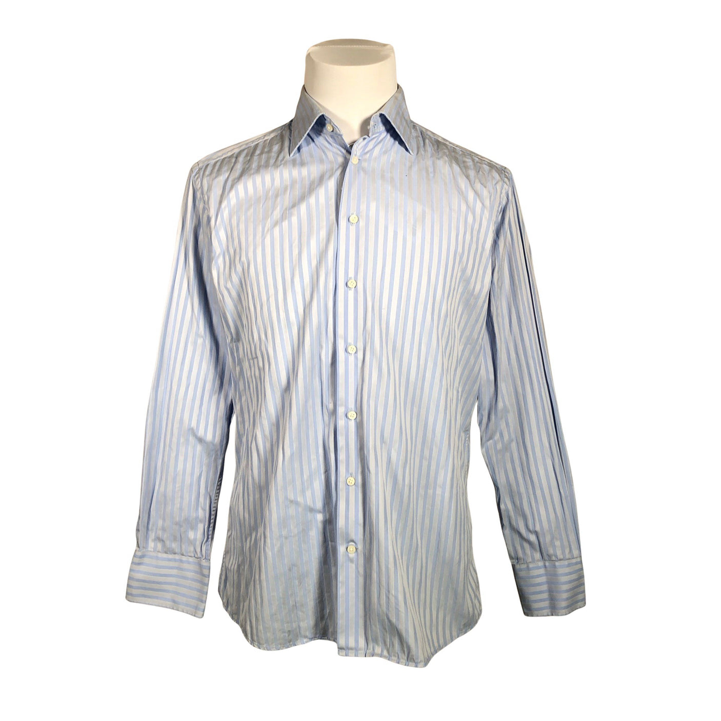 Unisex Sand - Collared shirt, size M - Light blue (1)