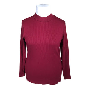 Unisex NOSH - Tricot shirt, size 42 - Wine red (1)