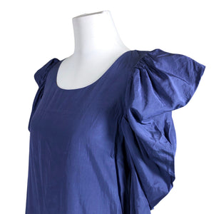 Unisex Designers Remix - Schiffon dress, size 38 - Blue (3)