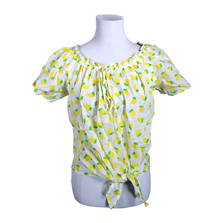 Unisex Benetton - Short-sleeved blouse, size 36 - Yellow ()