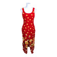 Unisex Claire Paris - Schiffon dress, size 36 - Red ()