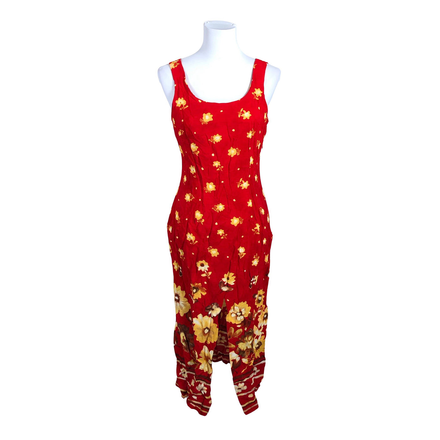 Unisex Claire Paris - Schiffon dress, size 36 - Red (1)
