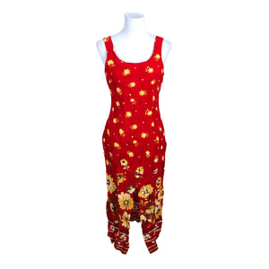 Unisex Claire Paris - Schiffon dress, size 36 - Red (1)