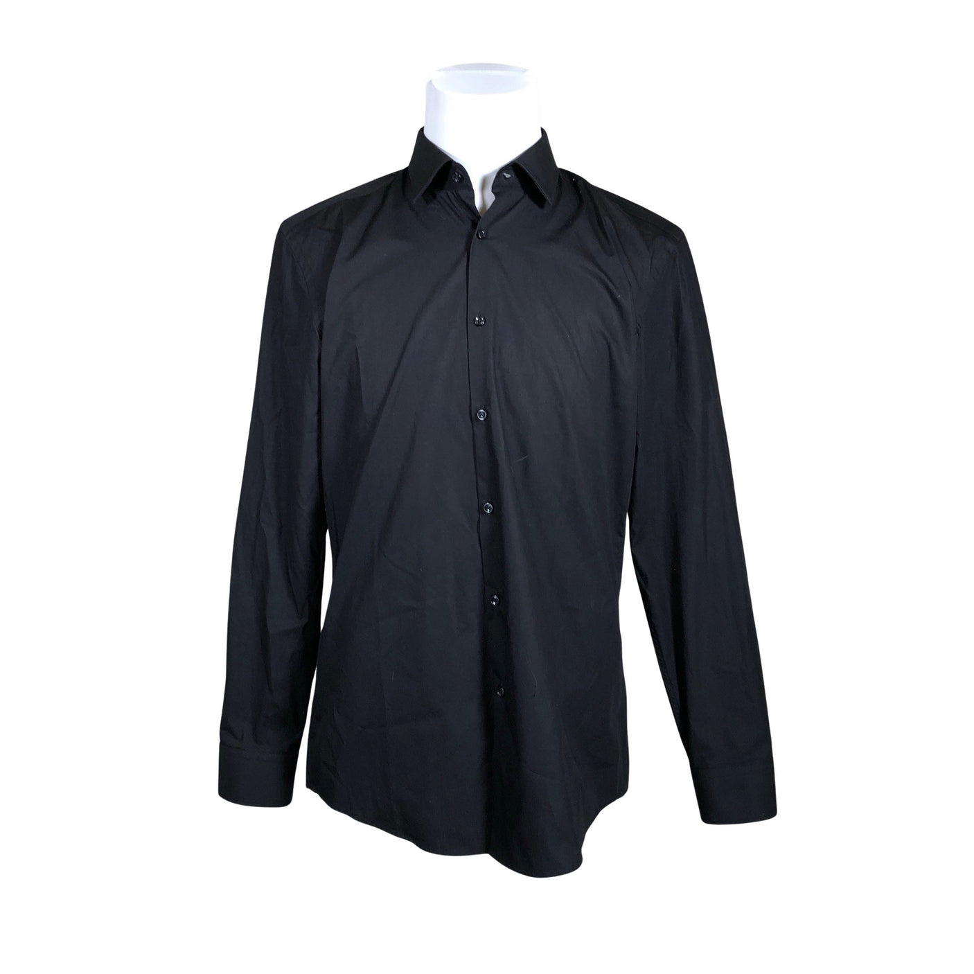 Unisex Hugo Boss - Collared shirt, size L - Black (1)