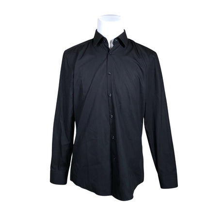 Unisex Hugo Boss - Collared shirt, size L - Black ()