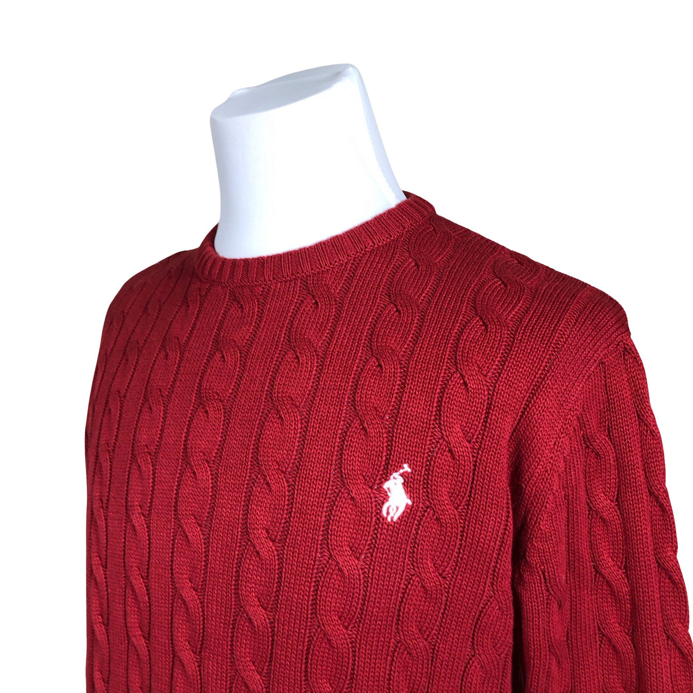 Unisex Polo Ralph Lauren - Sweater, size L - Wine red (3)
