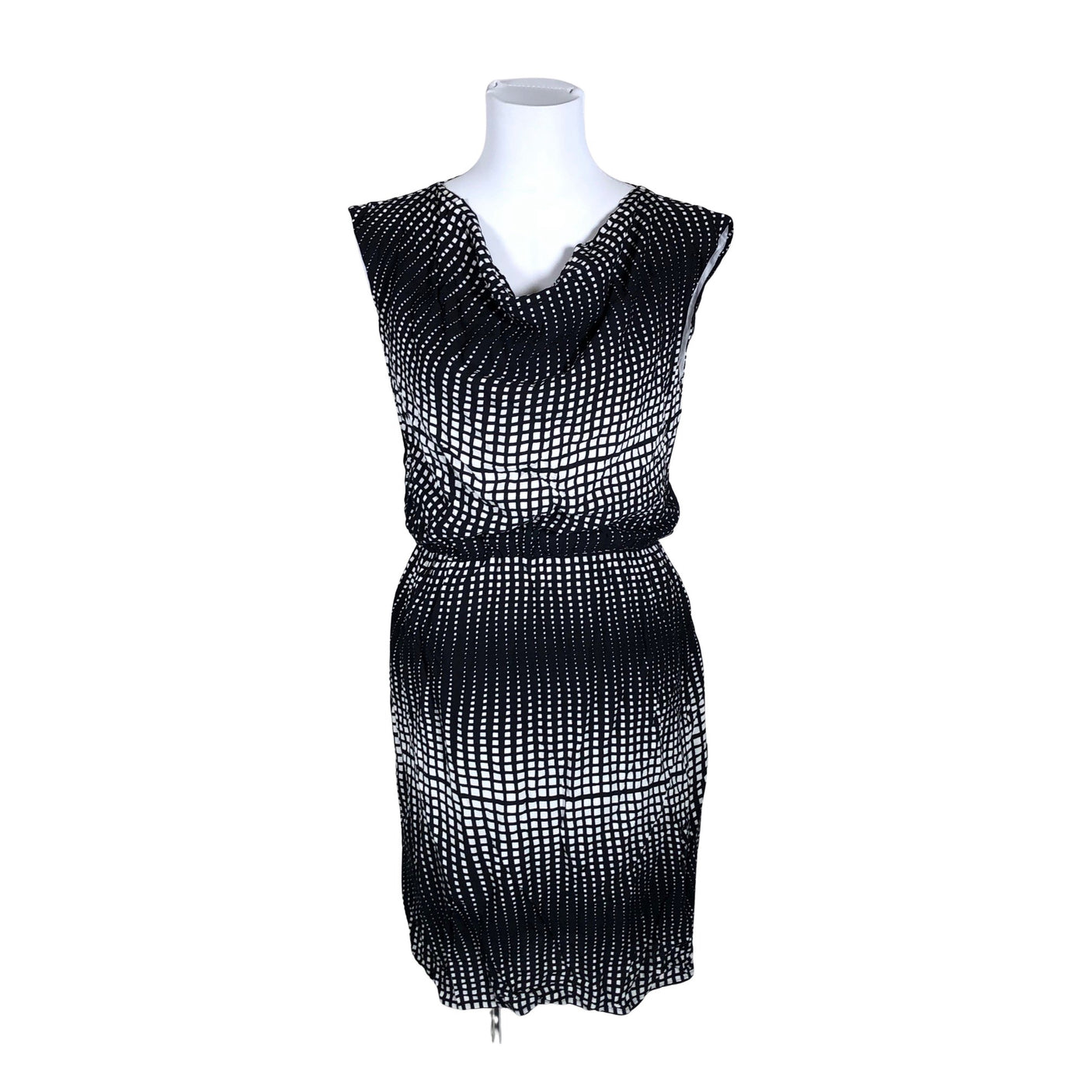 Unisex Mosaic - Schiffon dress, size 36 - Black (1)