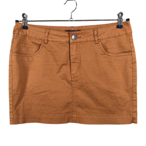 Unisex Lindex - Denim skirt, size 40 - Brown (1)