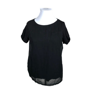 Unisex Encuentro - Short-sleeved blouse, size 42 - Black (1)
