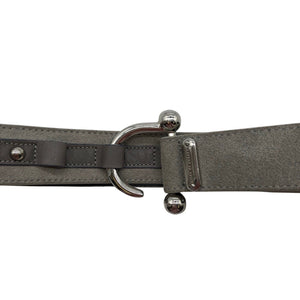 Unisex Tiger of Sweden - Leather belt, size Ei kokoa - Gray (2)
