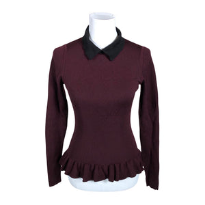 Unisex Karen Millen - Sweater, size 34 - Wine red (1)