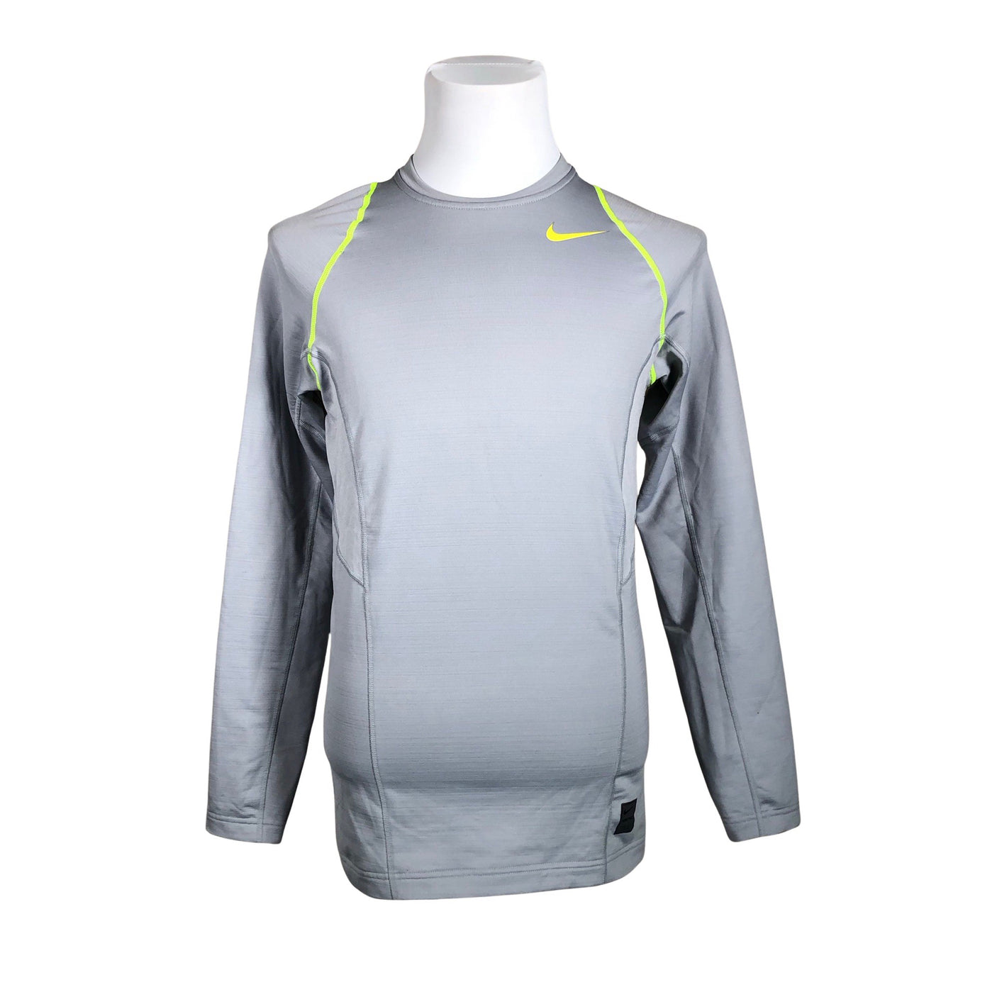 Unisex Nike - Sports shirt, long sleeve, size S - Gray (1)
