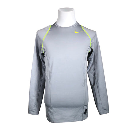 Unisex Nike - Sports shirt, long sleeve, size S - Gray ()