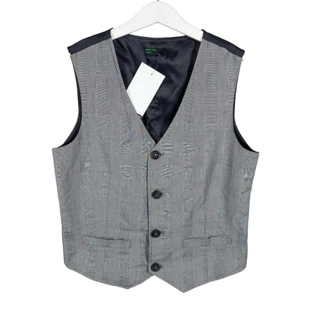Unisex Benetton - Suit vest, size 146 - 152 - Gray ()