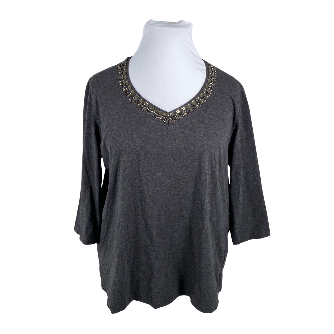 Unisex Samoon - Tricot shirt, size 48 - Gray (1)