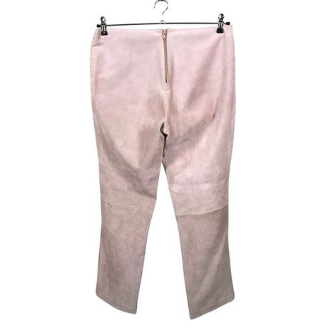 Unisex Zipcode - Leather pants, size 38 - Light pink (2)