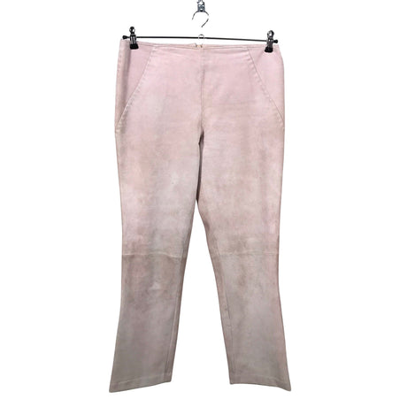 Unisex Zipcode - Leather pants, size 38 - Light pink ()