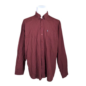 Unisex O.I.S - Collared shirt, size XXL - Wine red (1)