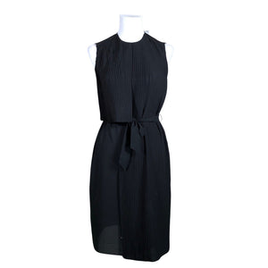 Unisex &Other Stories - Schiffon dress, size 34 - Black (1)