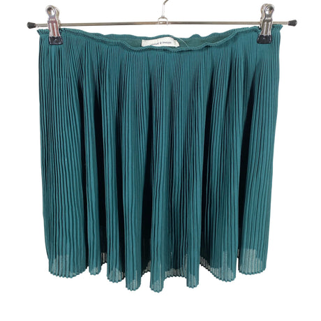Unisex Samsoe&Samsoe - Pleated skirt, size 34 - Green ()