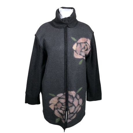 Unisex Aino - Wool coat, size 46 - Grey ()