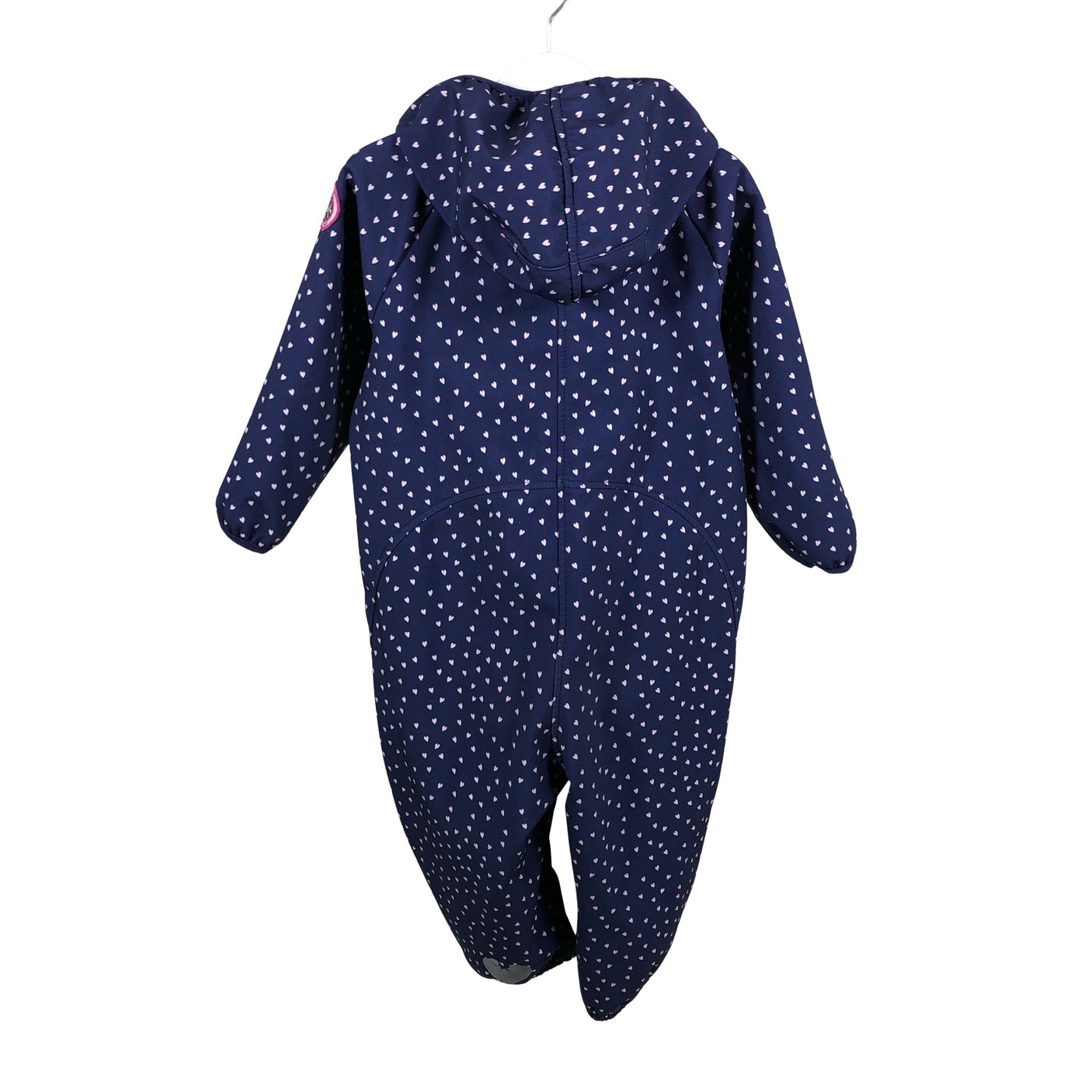 Unisex Racoon - Soft shell jumpsuit, size 92 - 98 - Blue (2)