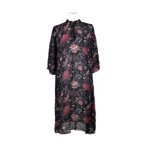 Unisex Second Female - Schiffon dress, size 38 - Black (1)