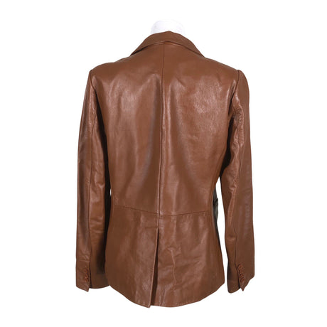 Unisex Sasch - Leather jacket, size 40 - Brown (2)