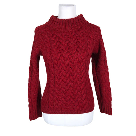 Unisex Aran Woollen Mills - Sweater, size 34 - Wine red ()