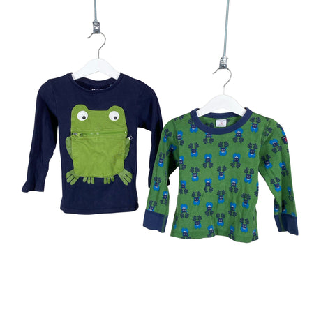 Unisex Polarn O. Pyret - Tricot shirt, size 92 - 98 - Green ()