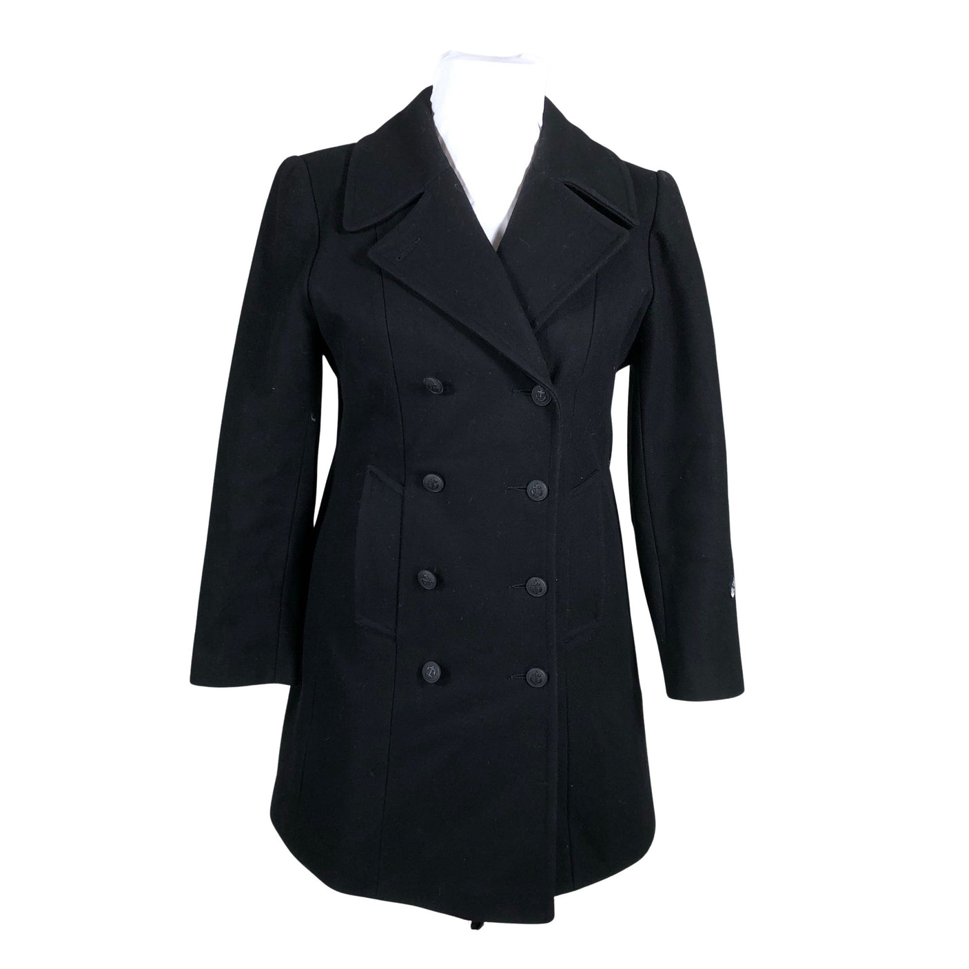 Unisex Michel Beaudouin - Wool coat, size 42 - Black (1)