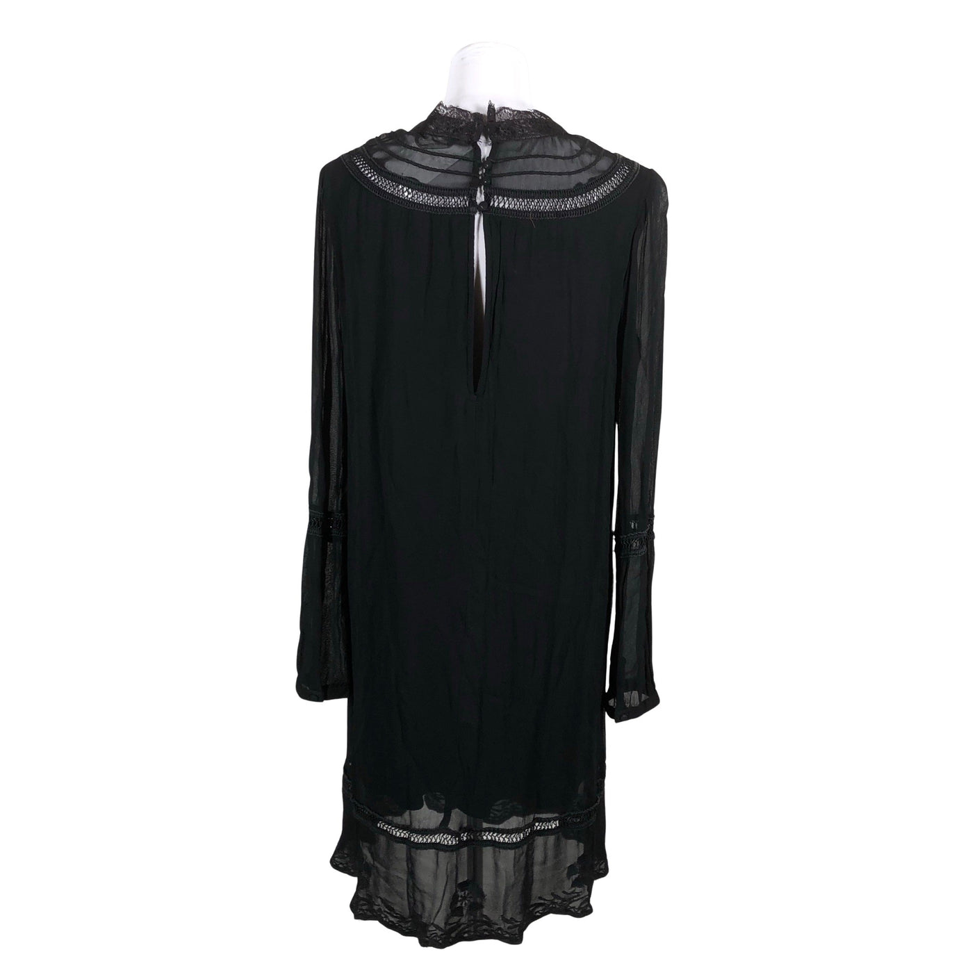 Unisex Summum Woman - Schiffon dress, size 40 - Black (2)
