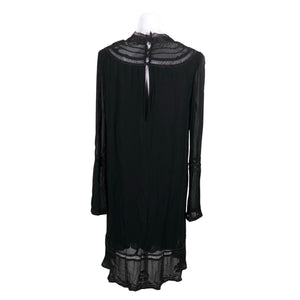 Unisex Summum Woman - Schiffon dress, size 40 - Black (2)