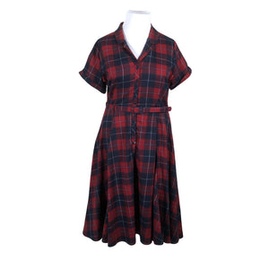 Unisex Collectif Vintage - Dress, size 44 - Wine red (1)