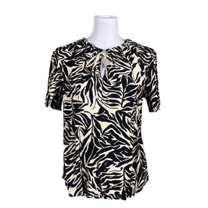 Unisex s.Oliver - Short-sleeved blouse, size 40 - Blue (1)