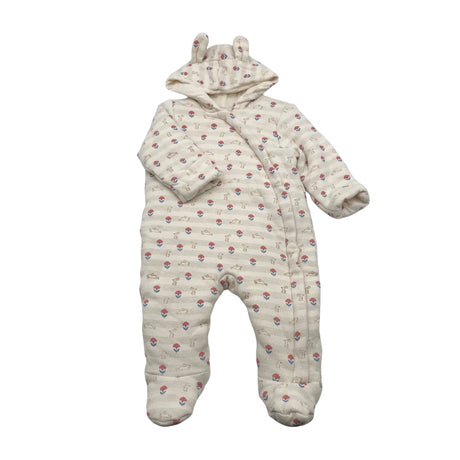 Unisex Martinex - Lightly padded overall, size 56 - 62 - Natural white ()