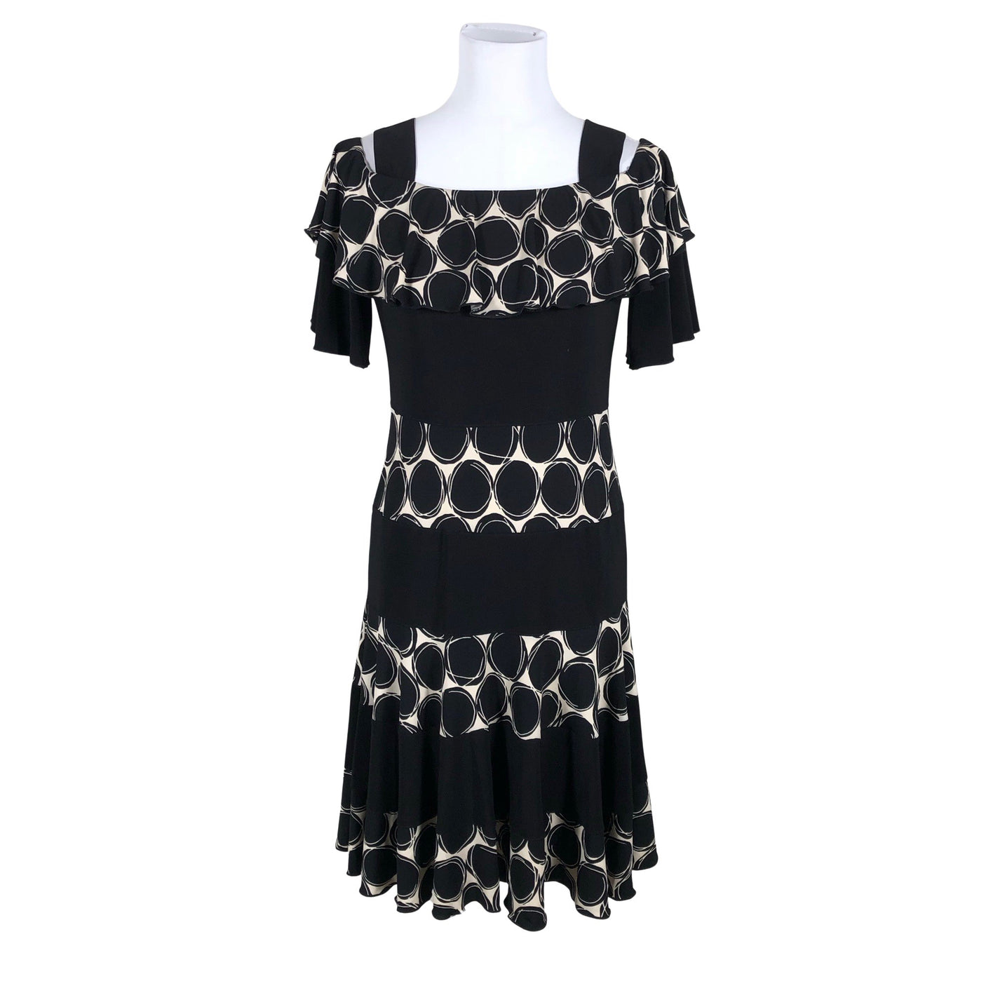 Unisex Joseph Ribkoff - Tricot dress, size 36 - Black (1)