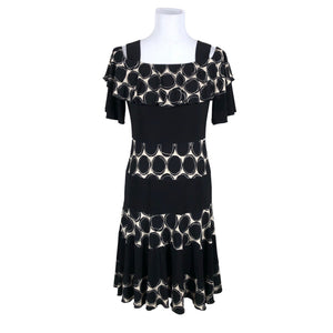 Unisex Joseph Ribkoff - Tricot dress, size 36 - Black (1)