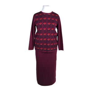 Unisex Micha - Sweater, size 42 - Wine red (1)