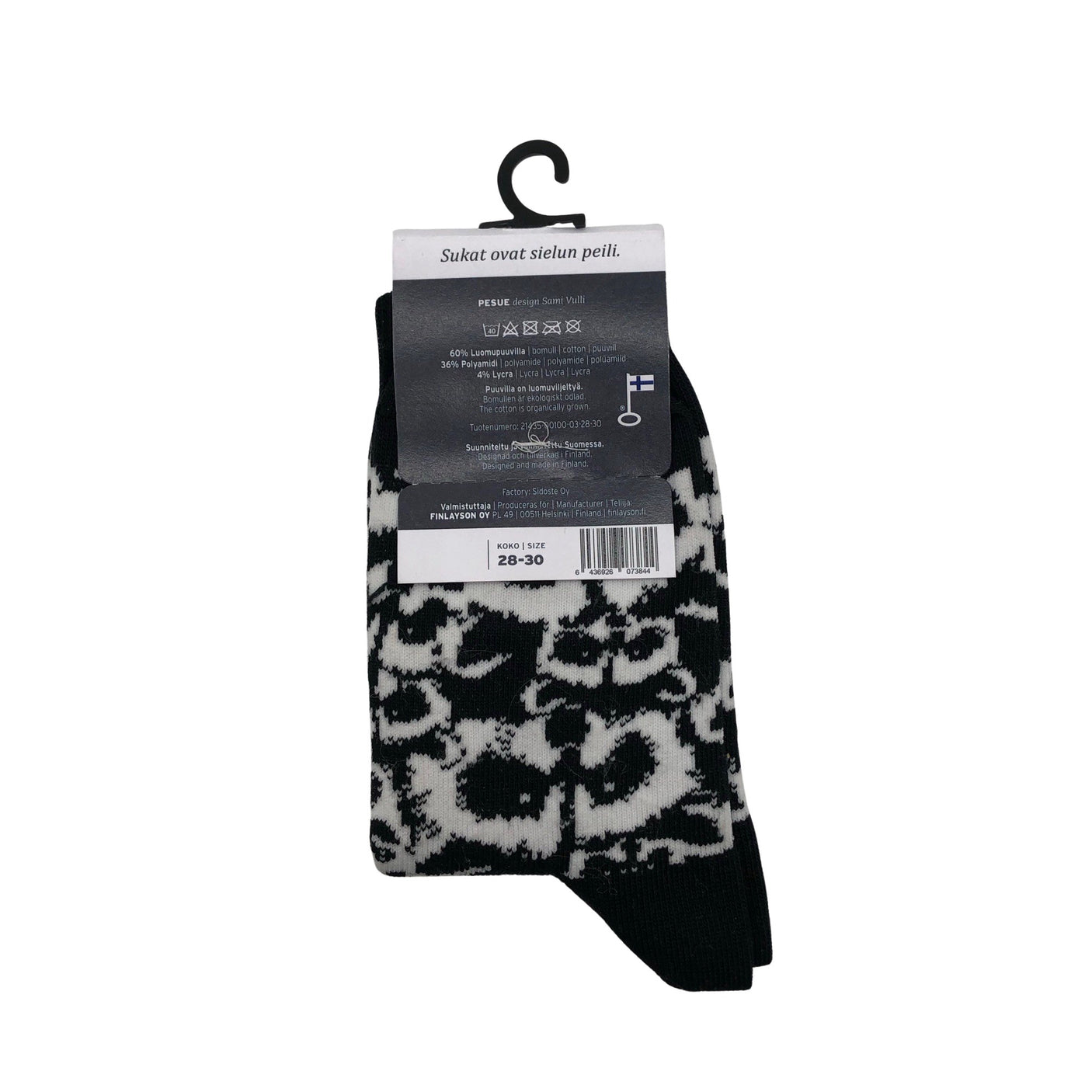Unisex Finlayson - Socks, size 28 - Black (2)