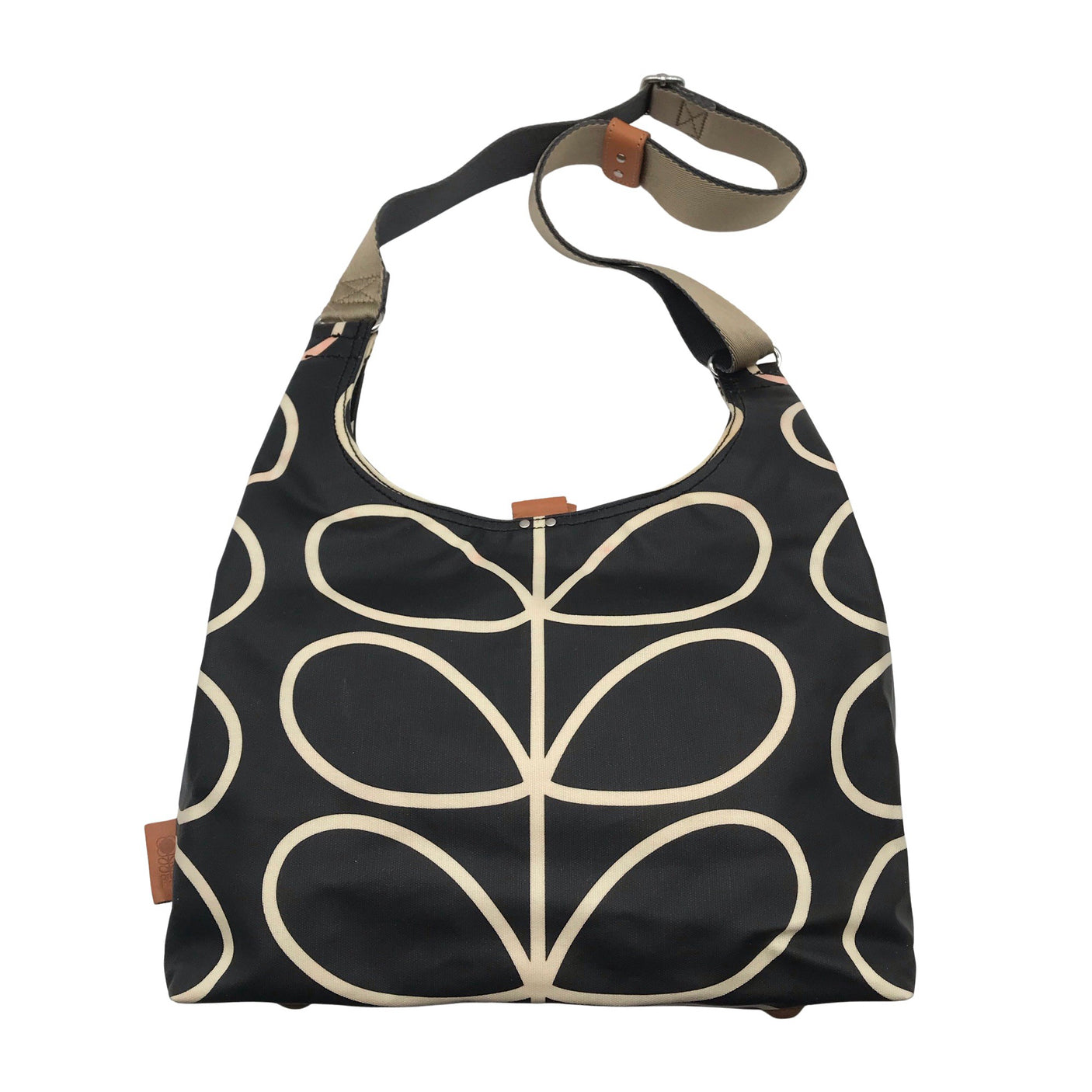 Unisex Orla Kiely - Shoulder bag, size Midi - Black (1)
