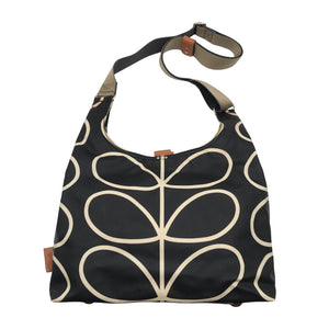 Unisex Orla Kiely - Shoulder bag, size Midi - Black (1)