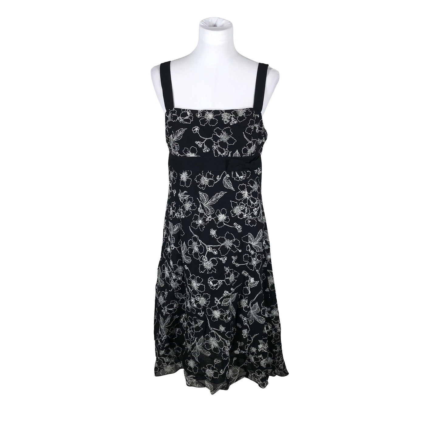 Unisex Andiata - Schiffon dress, size 40 - Black (1)