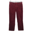 Unisex Meyer - Velvet pants, size M - Wine red ()