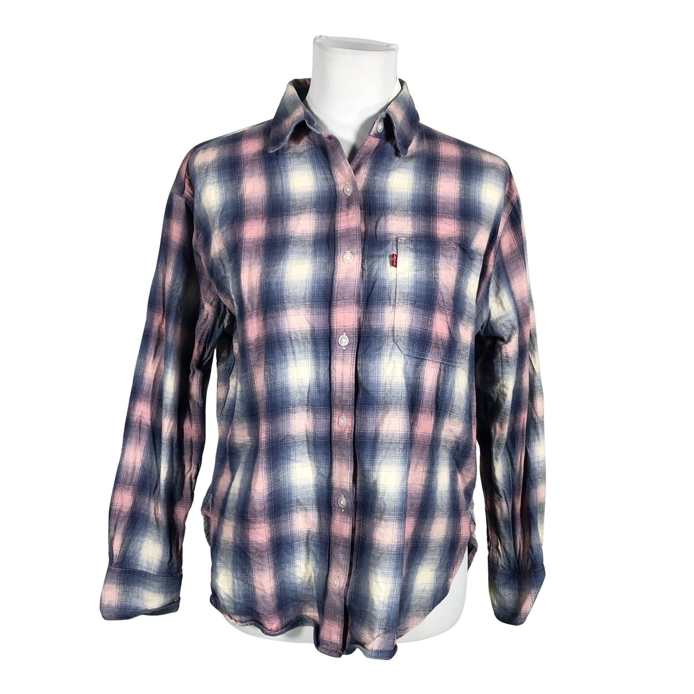 Unisex Levi's - Flannel shirt, size 36 - Light blue (1)
