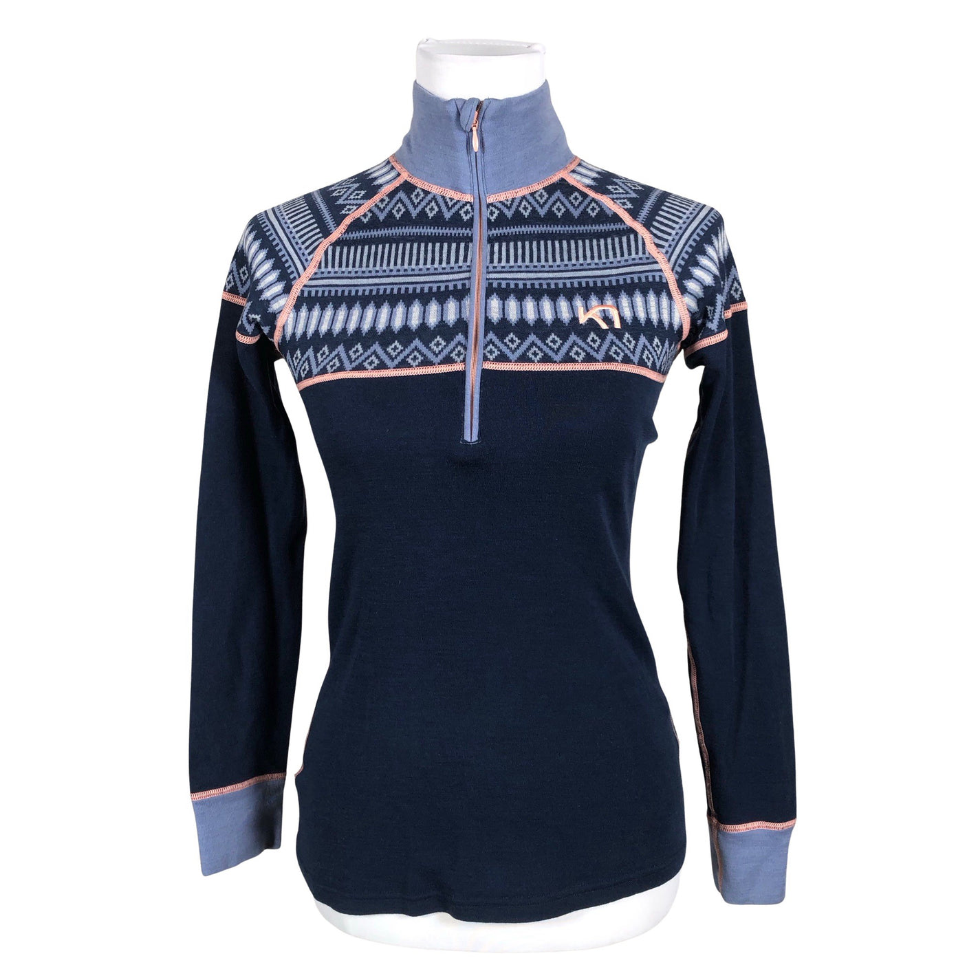 Unisex Kari Traa - Thermal shirt, size 36 - Blue (1)