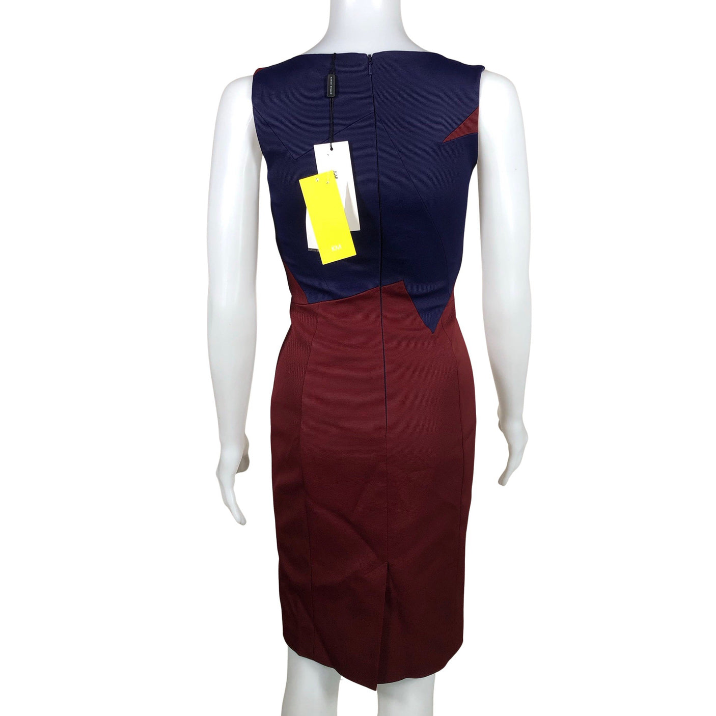Unisex Karen Millen - Sheath dress, size 34 - Wine red (3)