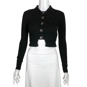 Unisex Karen Millen - Cardigan, size 32 - Black (1)