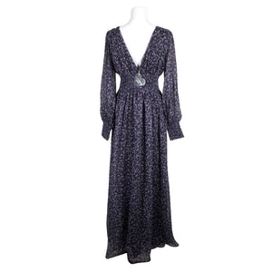 Unisex Goddiva London - Maxi dress, size 40 - Violet (3)