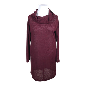 Unisex Luhta - Knit dress, size 42 - Wine red (1)